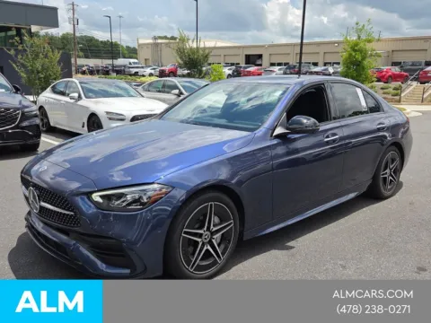 Blue 2024 Mercedes-Benz C-Class C 300 for sale in Macon, GA