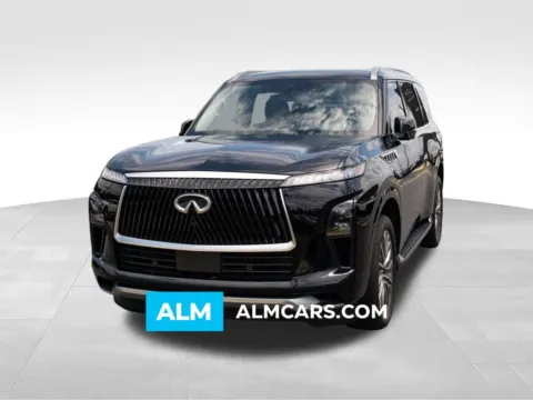 Black 2025 INFINITI QX80 LUXE for sale in Macon, GA