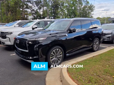 Black 2025 INFINITI QX80 LUXE for sale in Macon, GA