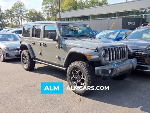 Gray 2021 Jeep Wrangler Unlimited Rubicon 4xe for sale in Macon, GA