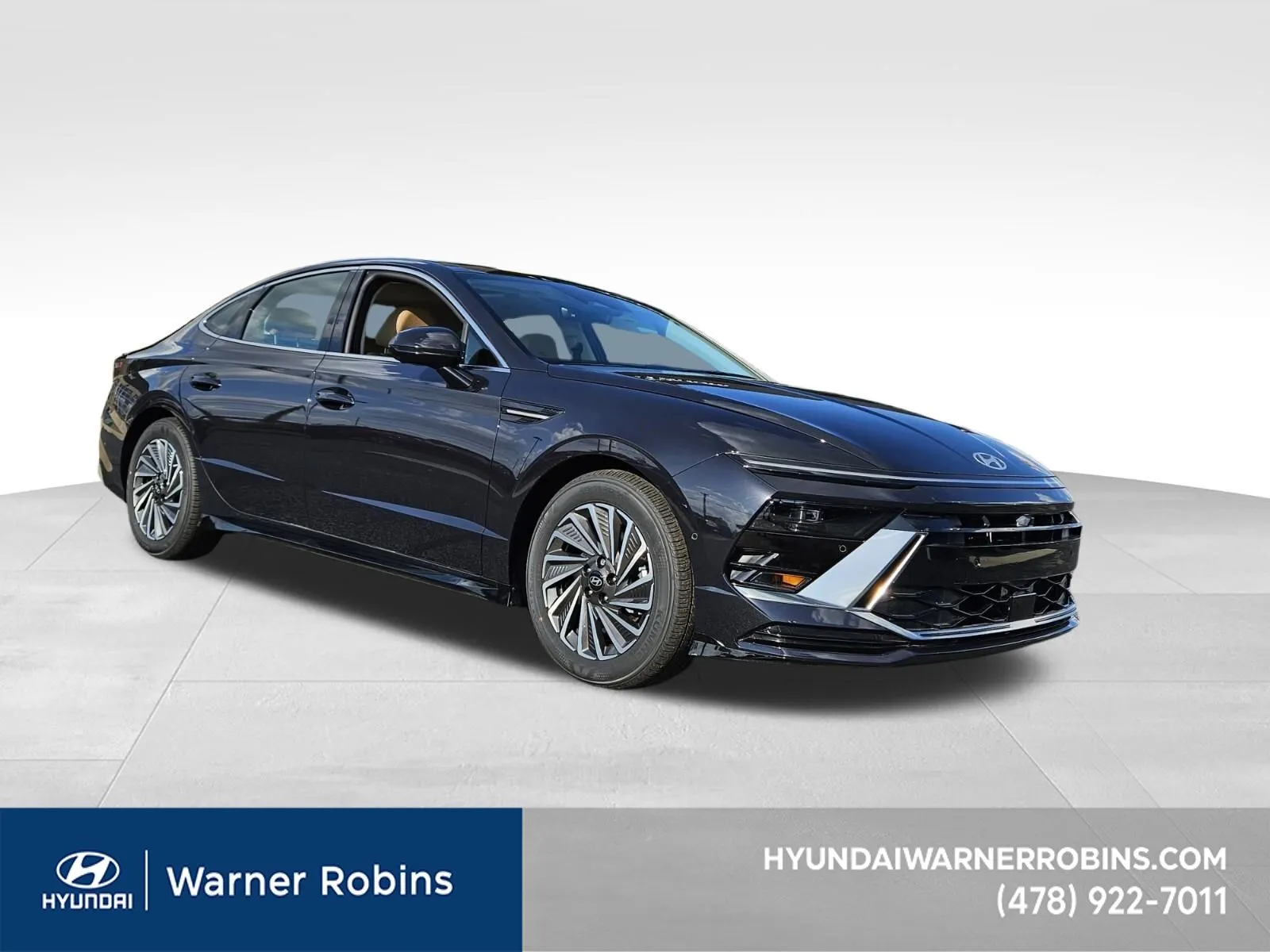 Blue 2025 Hyundai Sonata Hybrid Limited for sale in Warner Robins, GA