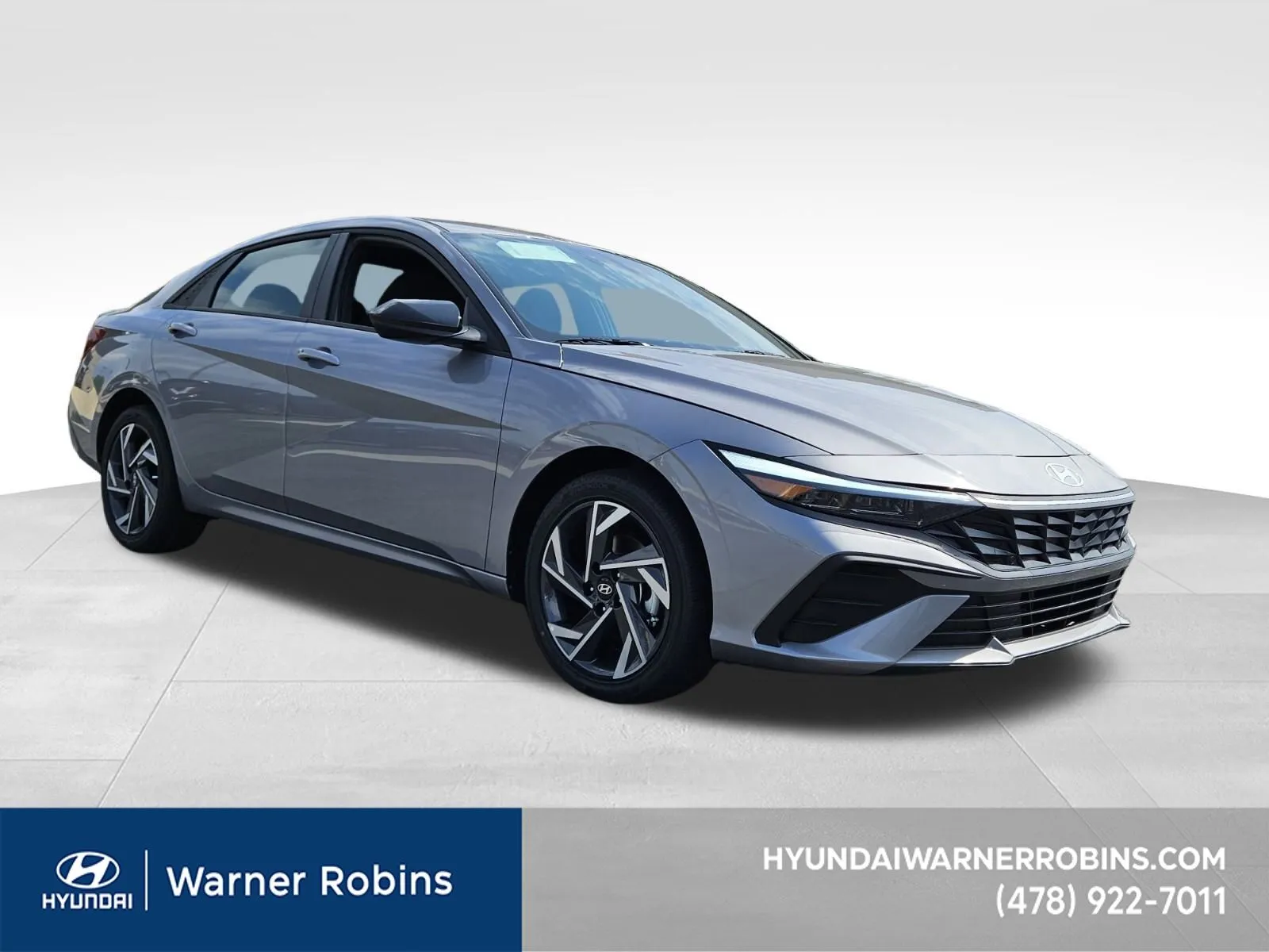 Gray 2025 Hyundai Elantra Hybrid SEL Sport for sale in Warner Robins, GA