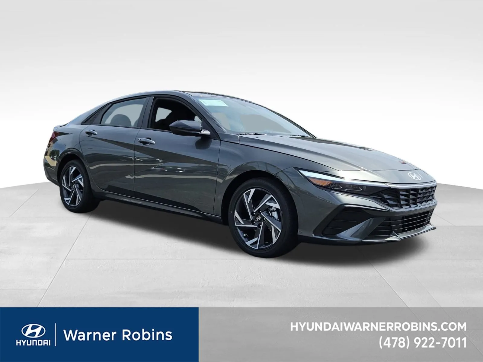 Gray 2025 Hyundai Elantra Hybrid SEL Sport for sale in Warner Robins, GA