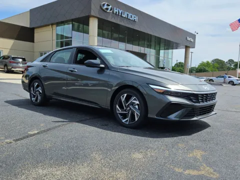 Gray 2025 Hyundai Elantra Hybrid SEL Sport for sale in Warner Robins, GA