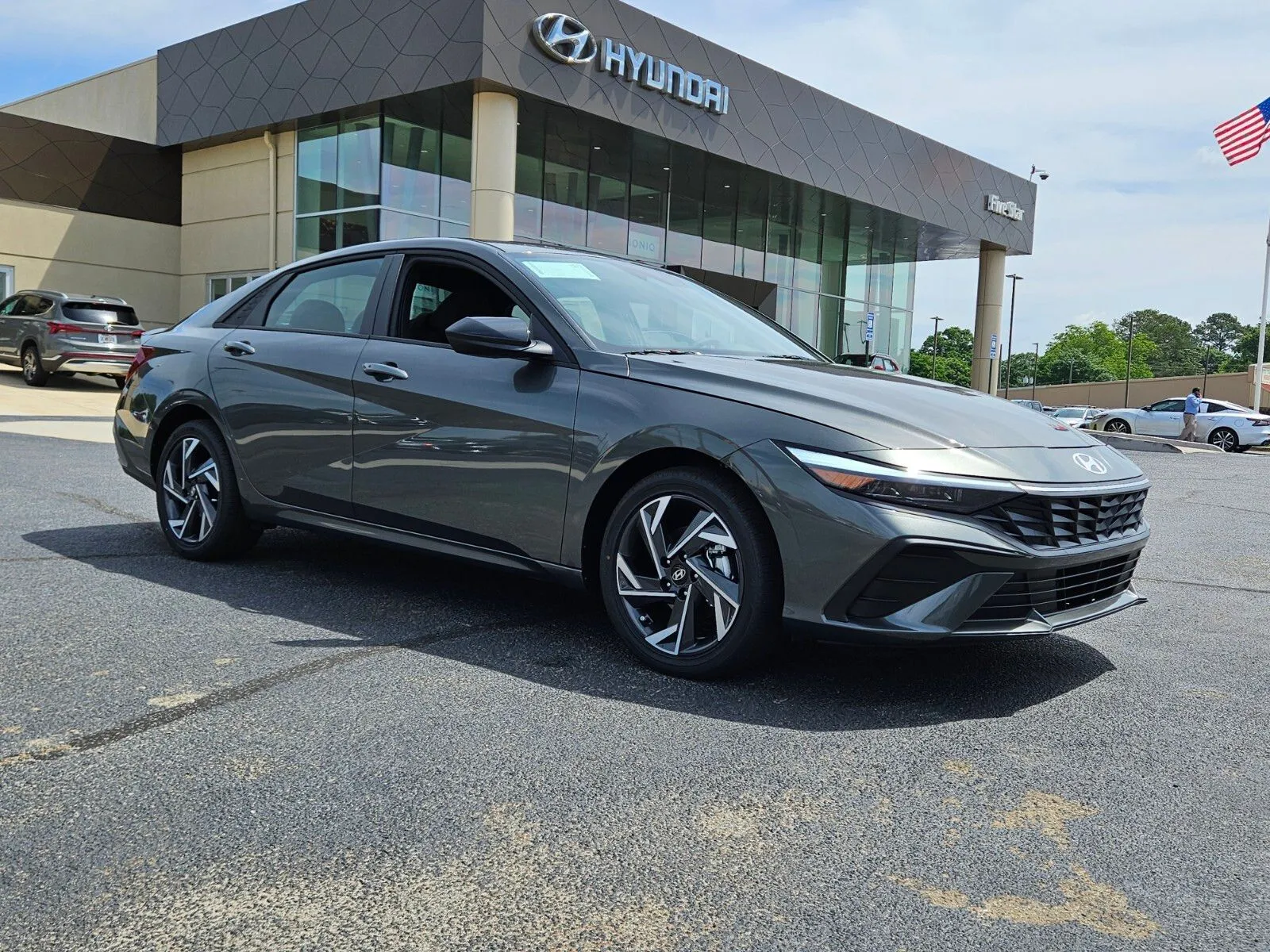 Gray 2025 Hyundai Elantra Hybrid SEL Sport for sale in Warner Robins, GA