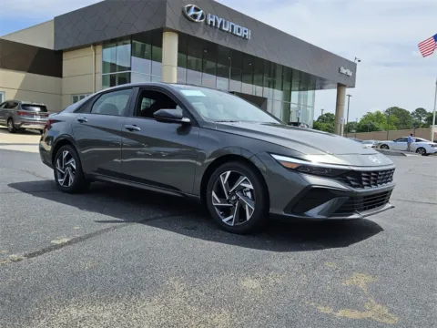 Gray 2025 Hyundai Elantra Hybrid SEL Sport for sale in Warner Robins, GA