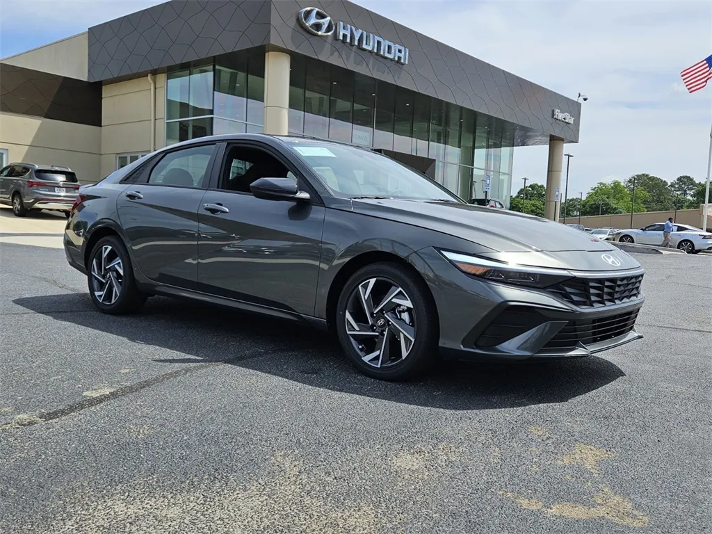Gray 2025 Hyundai Elantra Hybrid SEL Sport for sale in Warner Robins, GA