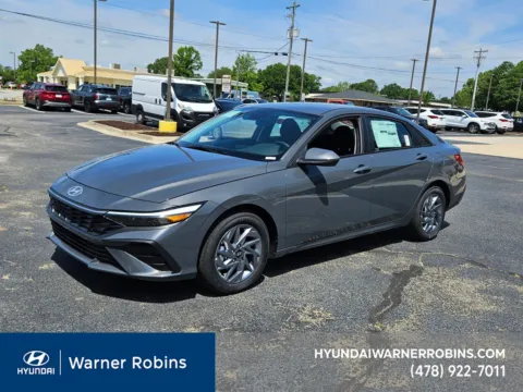 Another view of 2025 Hyundai Elantra Hybrid Blue for sale in Warner Robins, GA at Hyundai Warner Robins
