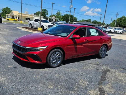 Another view of 2025 Hyundai Elantra Hybrid Blue for sale in Warner Robins, GA at Hyundai Warner Robins