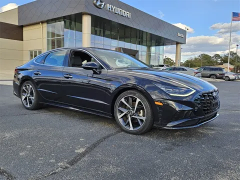 Blue 2023 Hyundai Sonata SEL Plus for sale in Warner Robins, GA