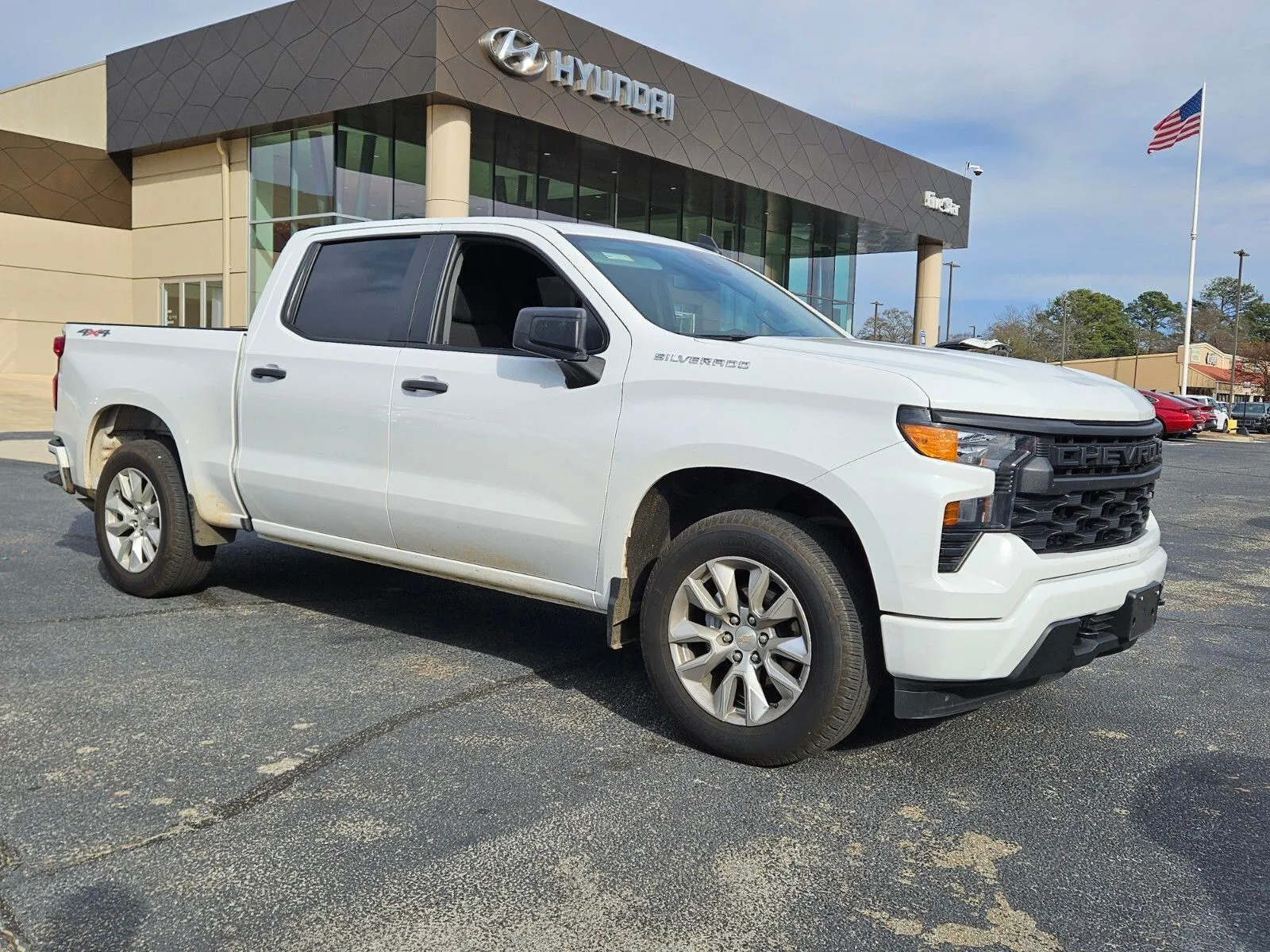 White 2024 Chevrolet Silverado 1500 Custom for sale in Warner Robins, GA