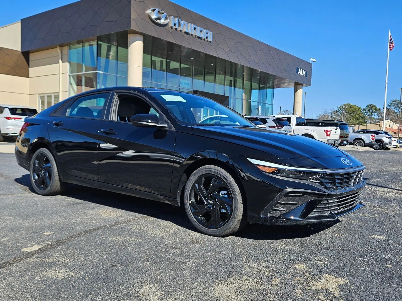 Black 2026 Hyundai Elantra Hybrid SEL Sport for sale in Warner Robins, GA