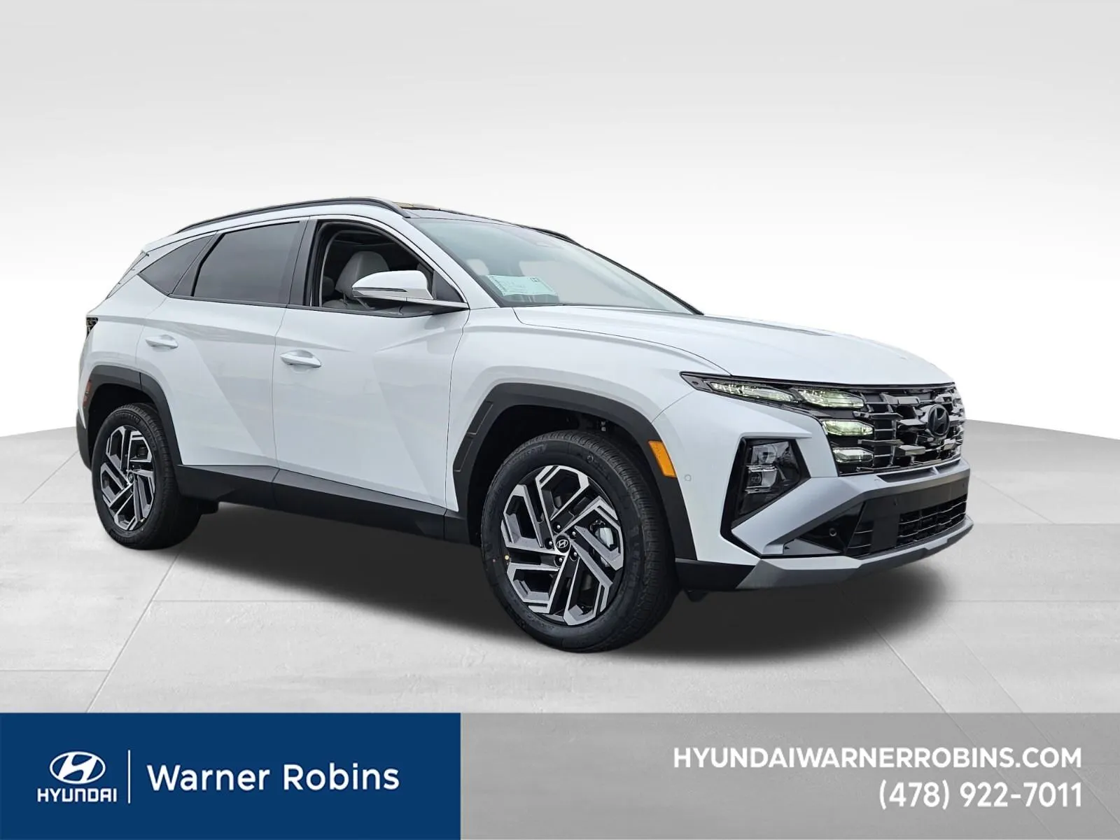 White 2026 Hyundai Tucson Hybrid Limited for sale in Warner Robins, GA