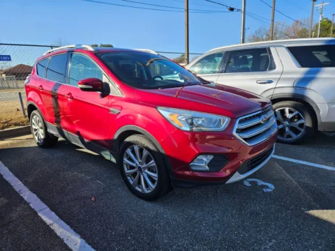 Red 2017 Ford Escape Titanium for sale in Warner Robins, GA