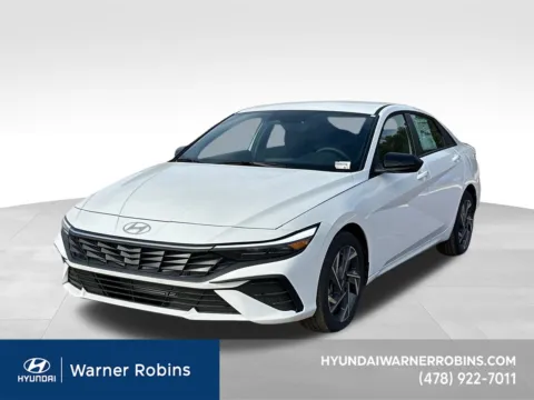 White 2025 Hyundai Elantra SEL Sport for sale in Warner Robins, GA