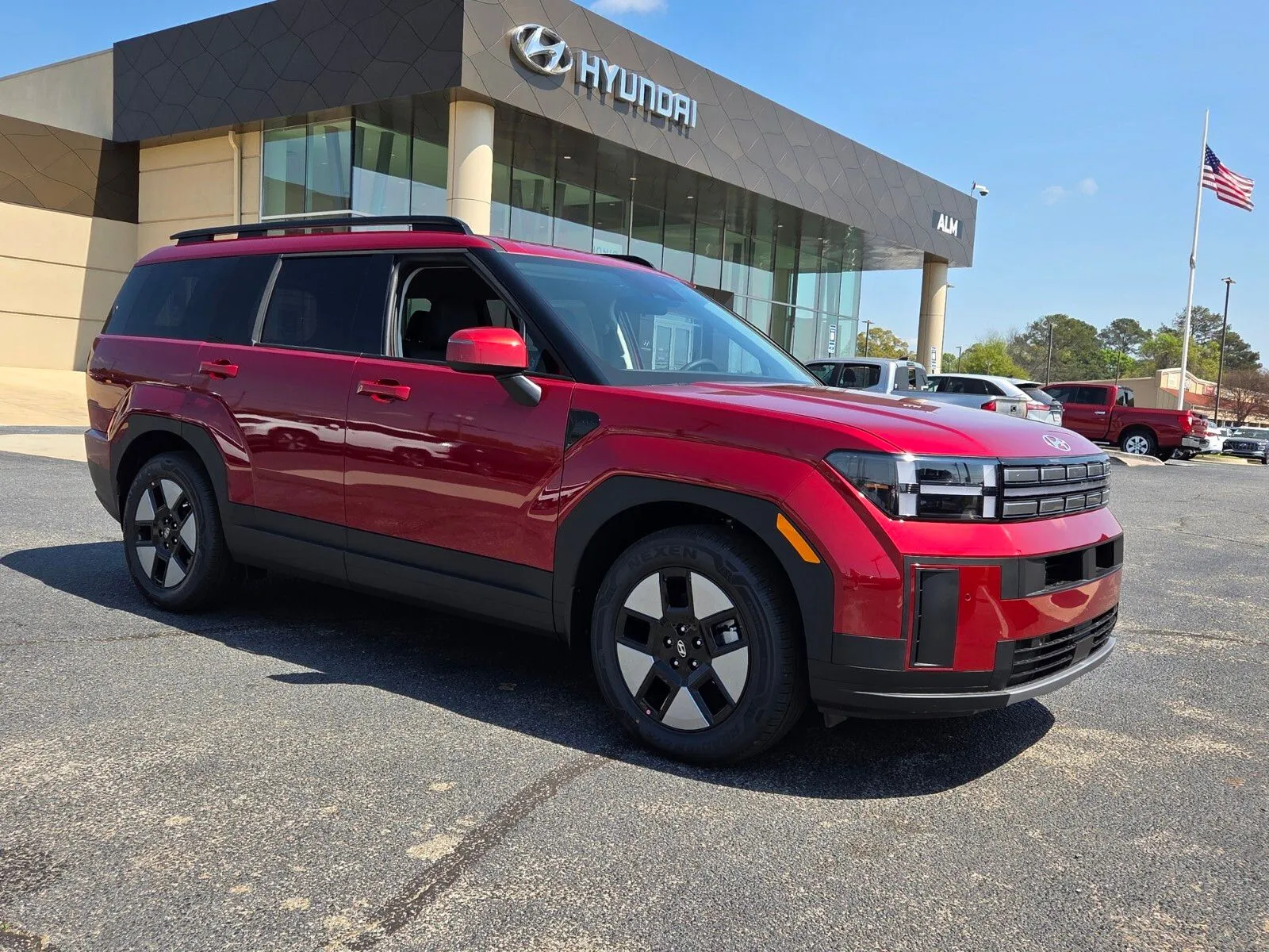 Red 2026 Hyundai Santa Fe Hybrid SEL for sale in Warner Robins, GA