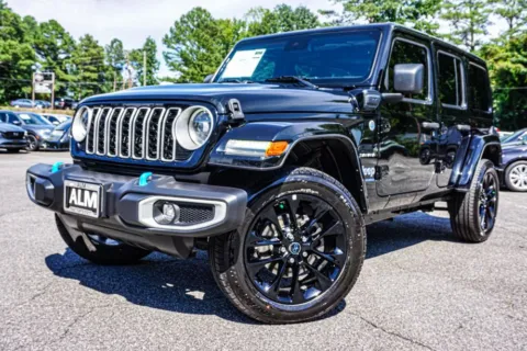 Black 2024 Jeep Wrangler Sahara 4xe for sale in Warner Robins, GA