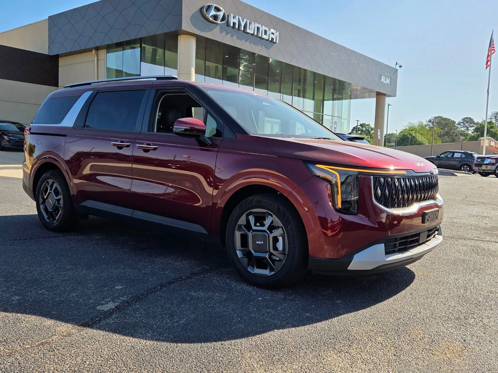 Red 2025 Kia Carnival Hybrid EX for sale in Warner Robins, GA