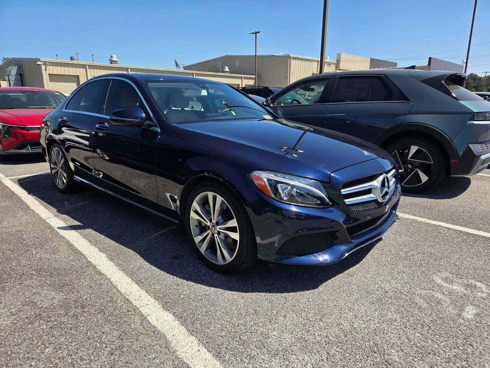 Blue 2018 Mercedes-Benz C-Class C 300 for sale in Warner Robins, GA