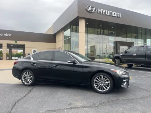 Black 2023 INFINITI Q50 LUXE for sale in Warner Robins, GA