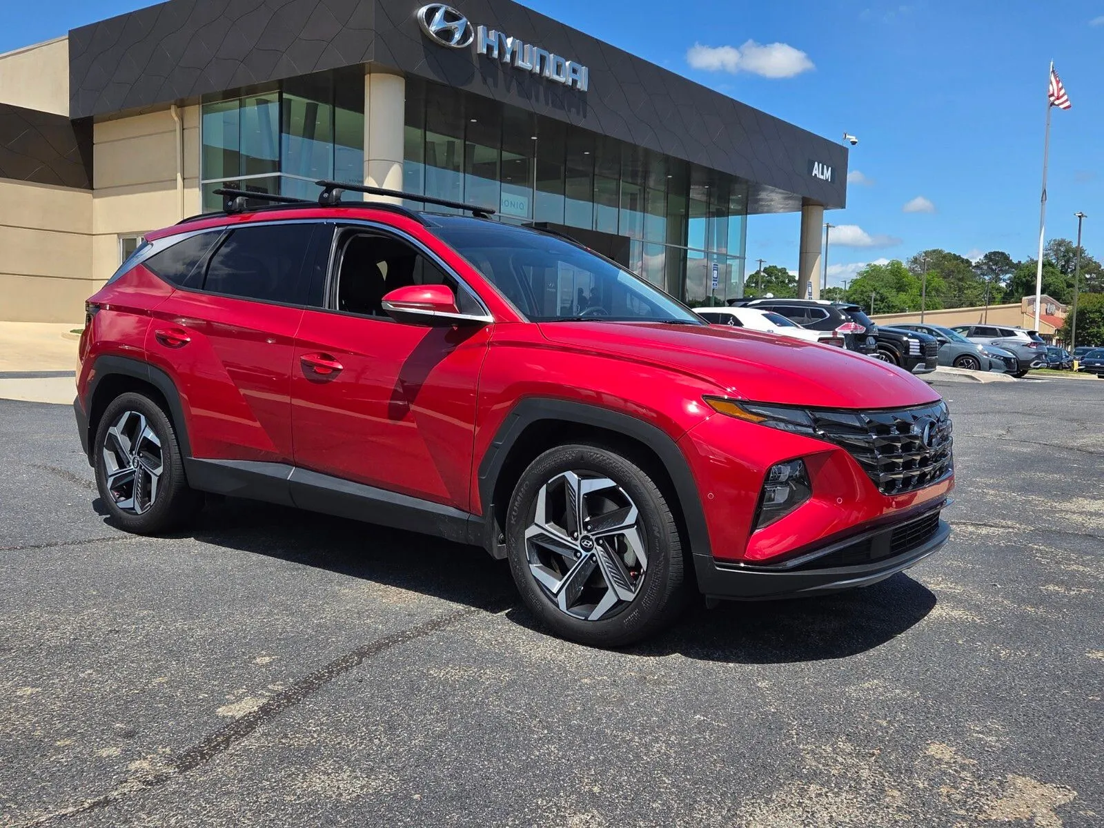 Red 2023 Hyundai Tucson Limited for sale in Warner Robins, GA