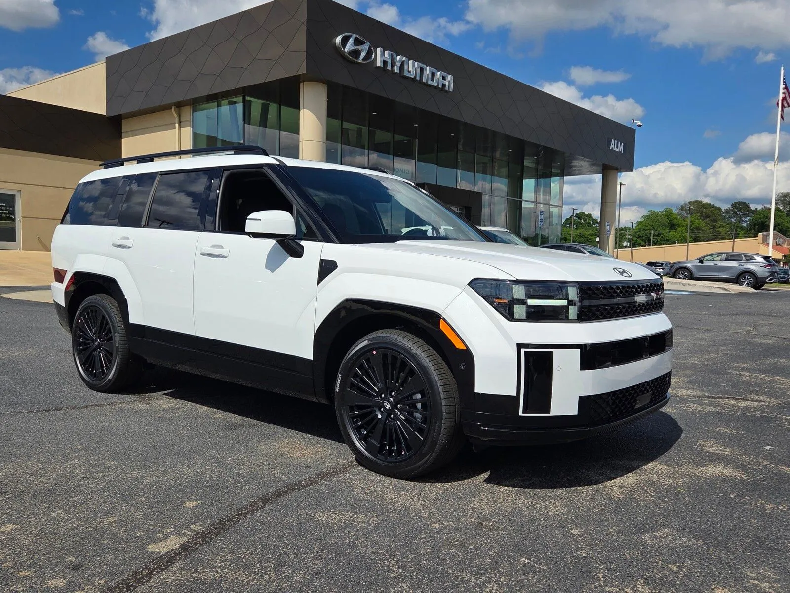 White 2026 Hyundai Santa Fe Hybrid Calligraphy for sale in Warner Robins, GA