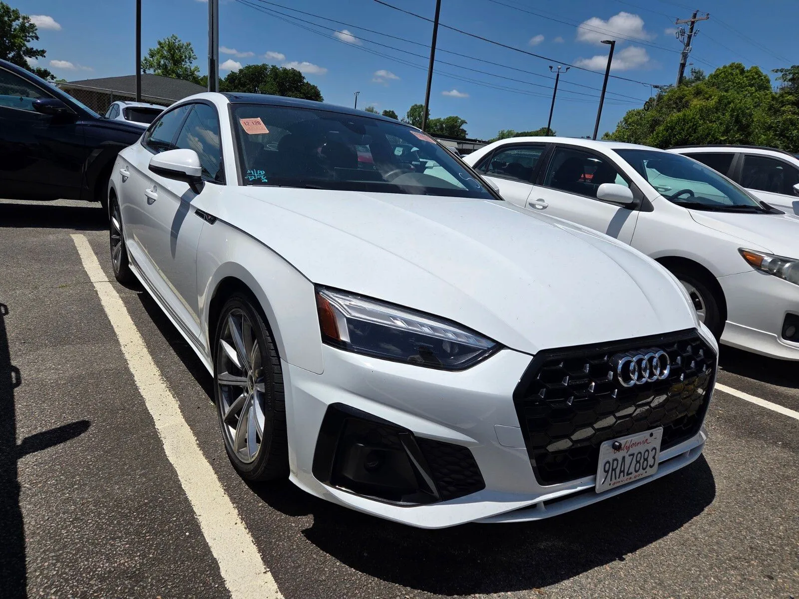 White 2025 Audi A5 Sportback quattro S line Premium 45 TFSI for sale in Warner Robins, GA