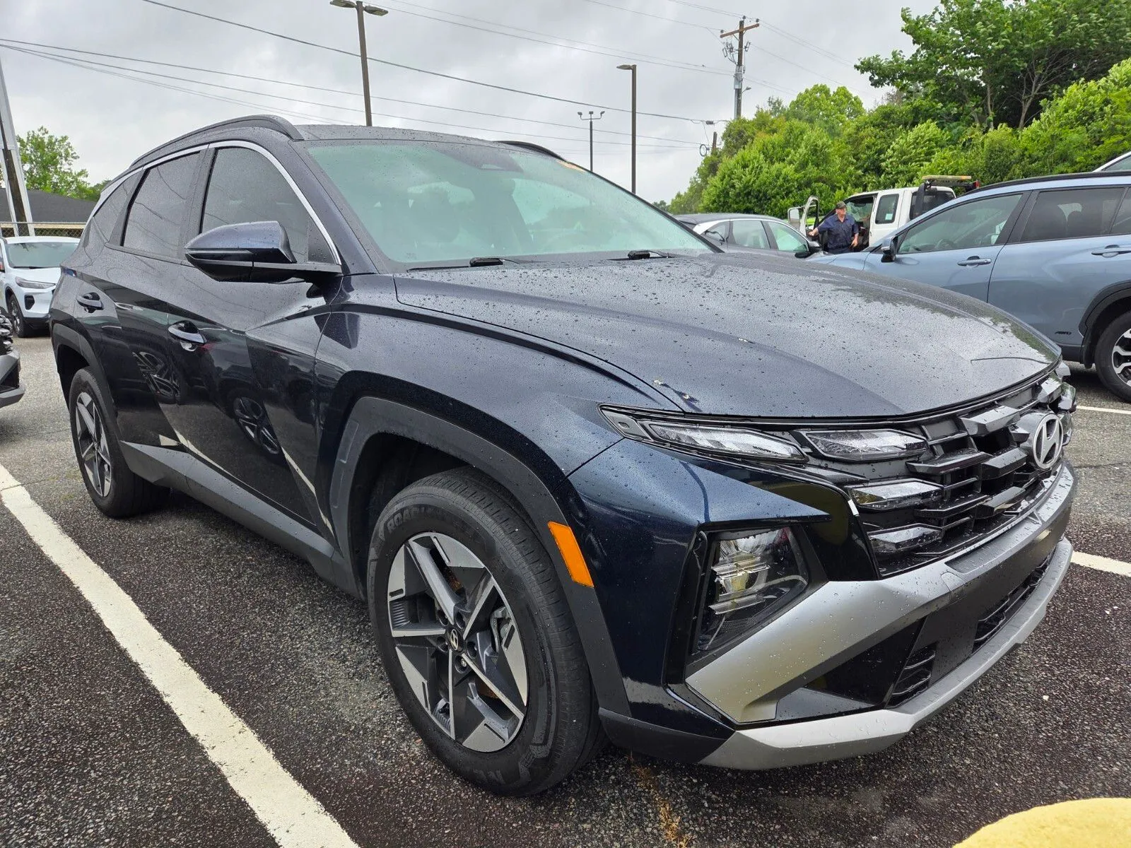 Blue 2025 Hyundai Tucson Hybrid SEL Convenience for sale in Warner Robins, GA