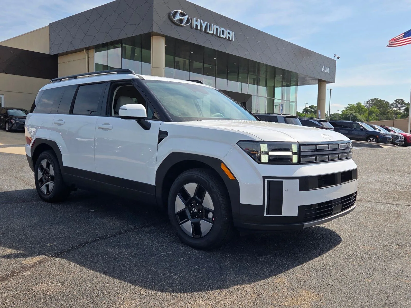 White 2026 Hyundai Santa Fe Hybrid SEL for sale in Warner Robins, GA