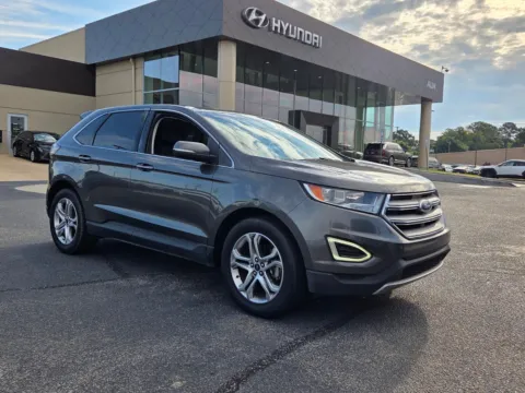 Gray 2017 Ford Edge Titanium for sale in Warner Robins, GA