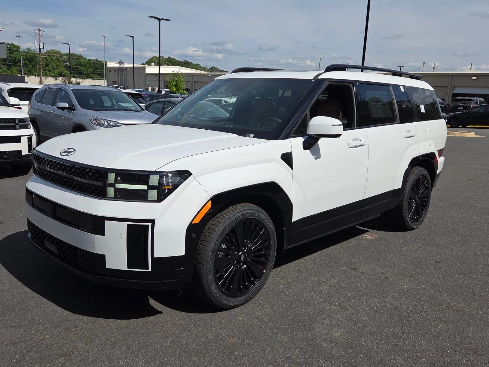 White 2026 Hyundai Santa Fe Hybrid Calligraphy for sale in Warner Robins, GA