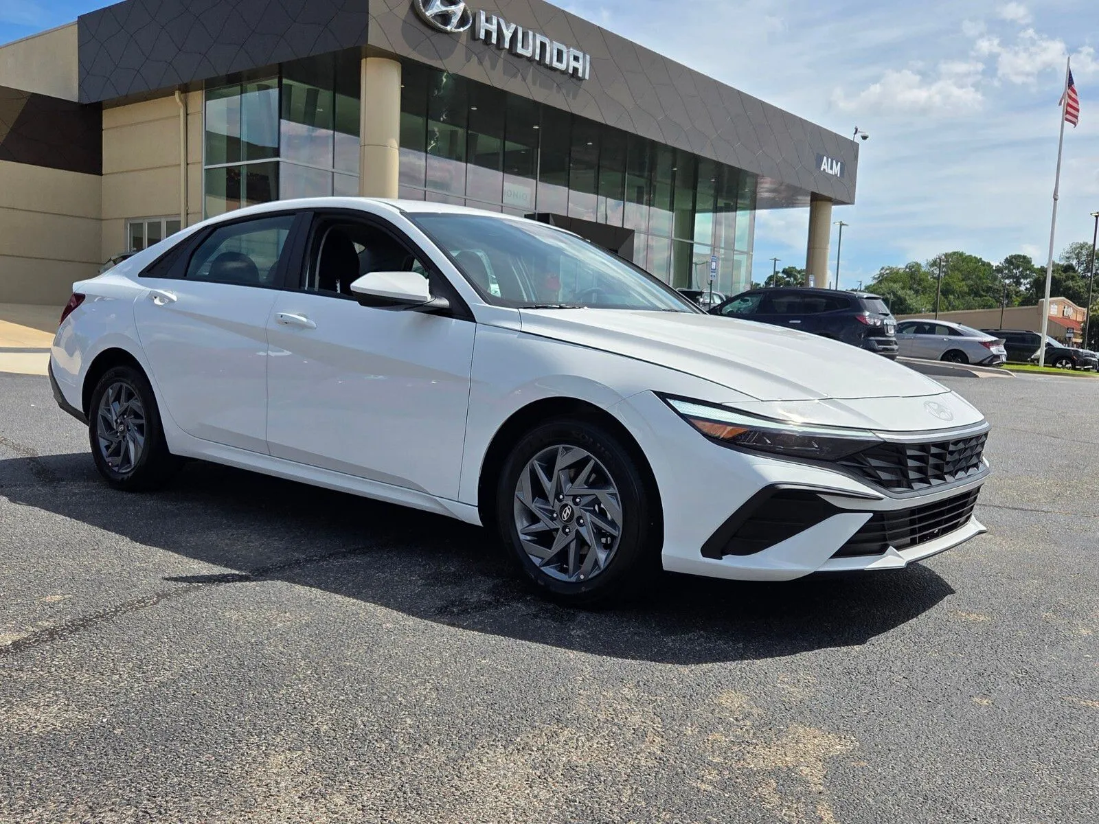 White 2026 Hyundai Elantra Hybrid Blue for sale in Warner Robins, GA