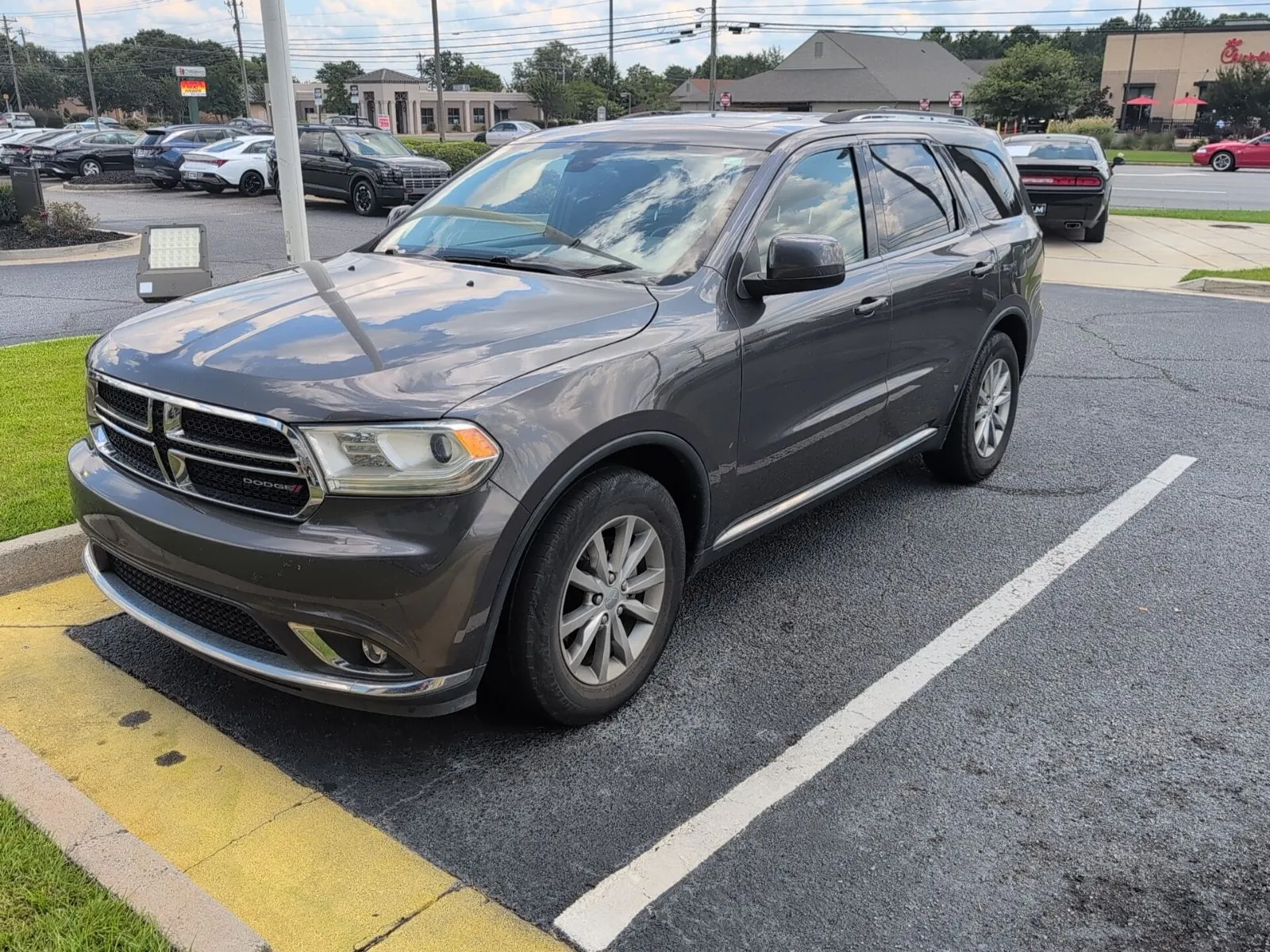 Gray 2017 Dodge Durango SXT for sale in Warner Robins, GA