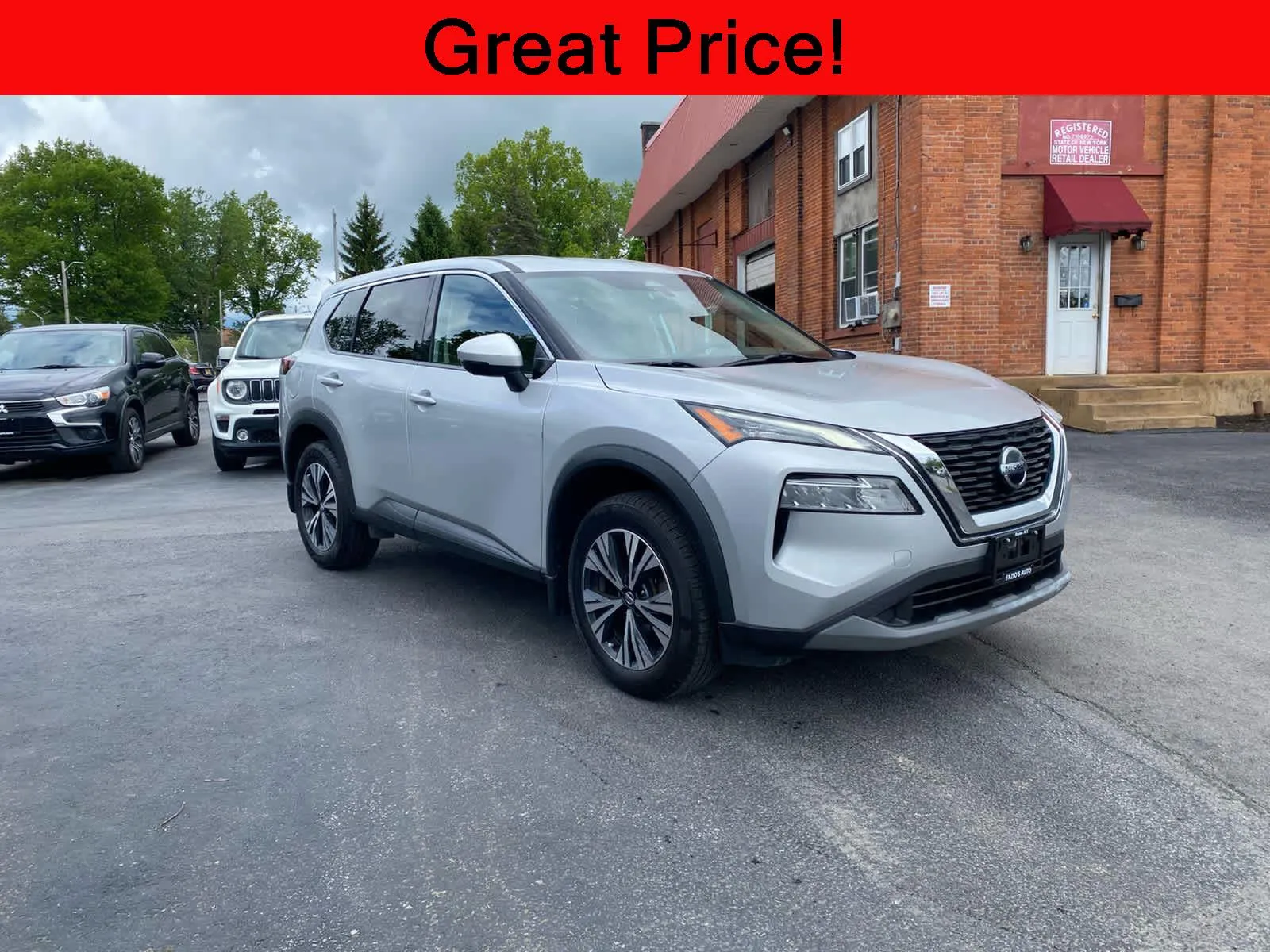 Silver 2021 Nissan Rogue SV for sale in Rome, NY