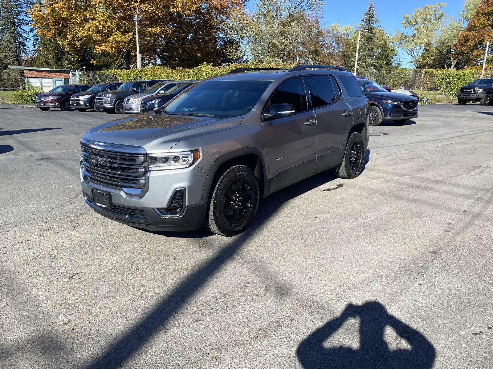 Gray 2023 GMC Acadia AT4 for sale in Rome, NY