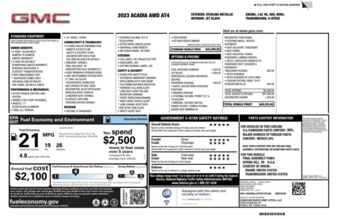 More photos of 2023 GMC Acadia AT4 at Fazio's Auto Sales, NY