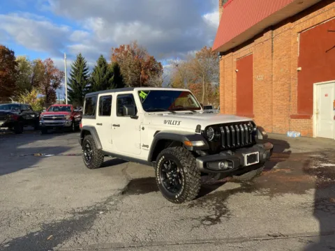 White 2021 Jeep Wrangler Unlimited Willys for sale in Rome, NY