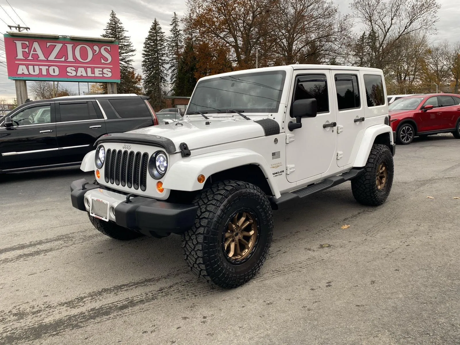 White 2013 Jeep Wrangler Unlimited Sahara for sale in Rome, NY