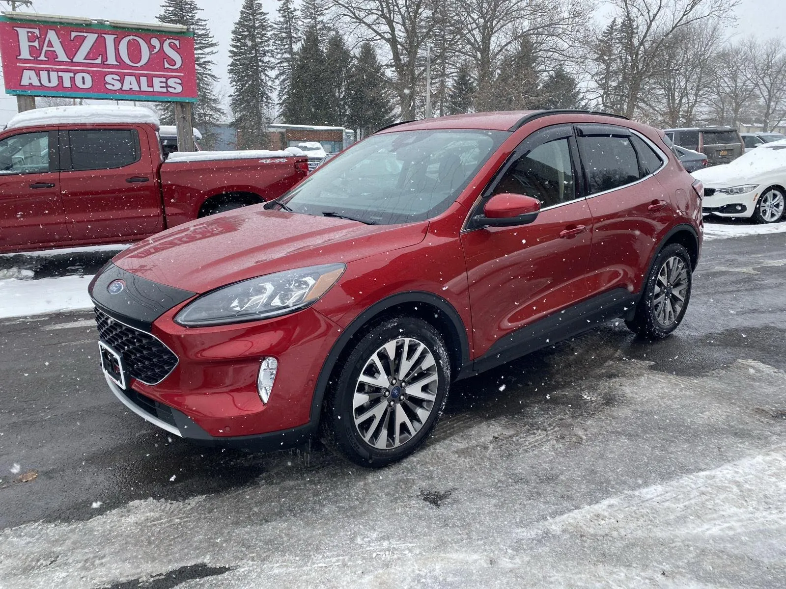Red 2020 Ford Escape Titanium for sale in Rome, NY