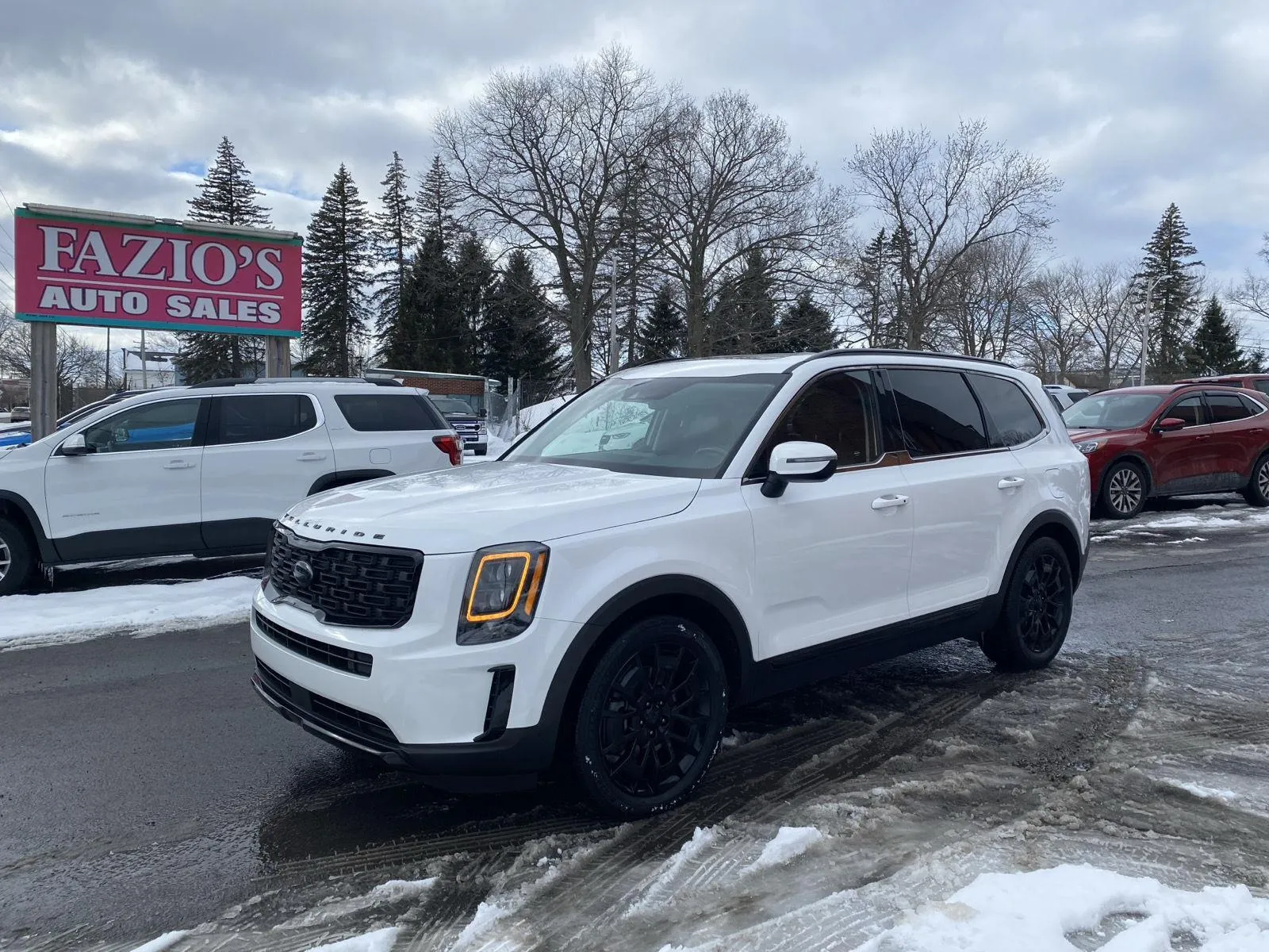 White 2021 Kia Telluride EX for sale in Rome, NY