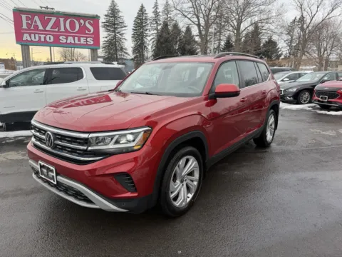 Red 2021 Volkswagen Atlas 2.0T SE w/Technology for sale in Rome, NY