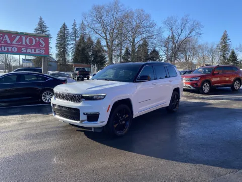 White 2022 Jeep Grand Cherokee L Summit Reserve for sale in Rome, NY