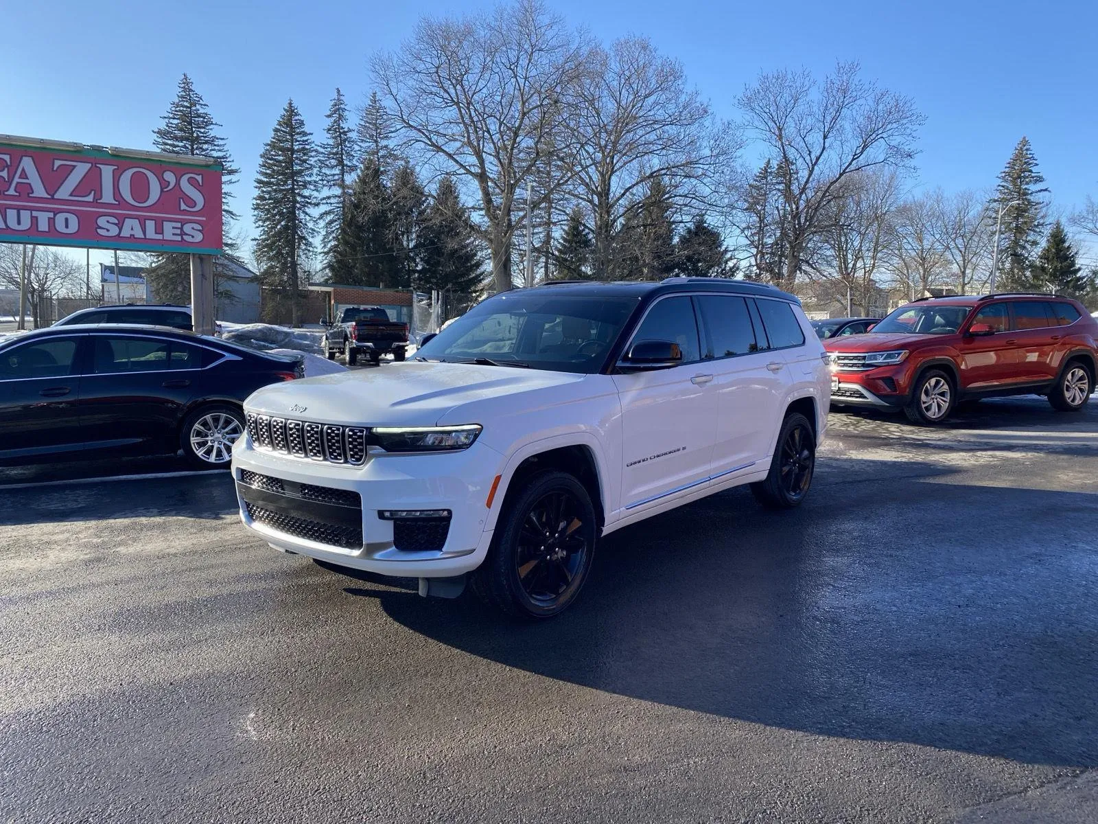 White 2022 Jeep Grand Cherokee L Summit Reserve for sale in Rome, NY