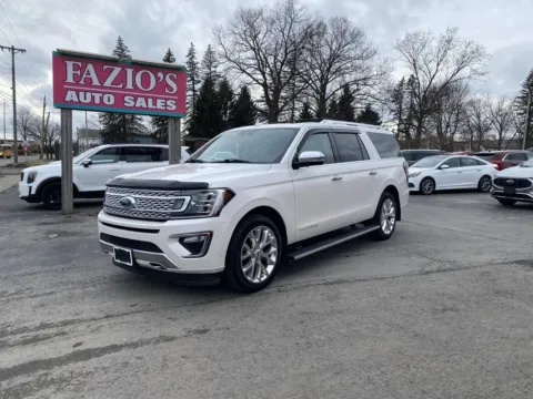 White 2019 Ford Expedition Max Platinum for sale in Rome, NY
