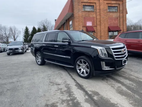 Black 2016 Cadillac Escalade ESV Luxury Collection for sale in Rome, NY