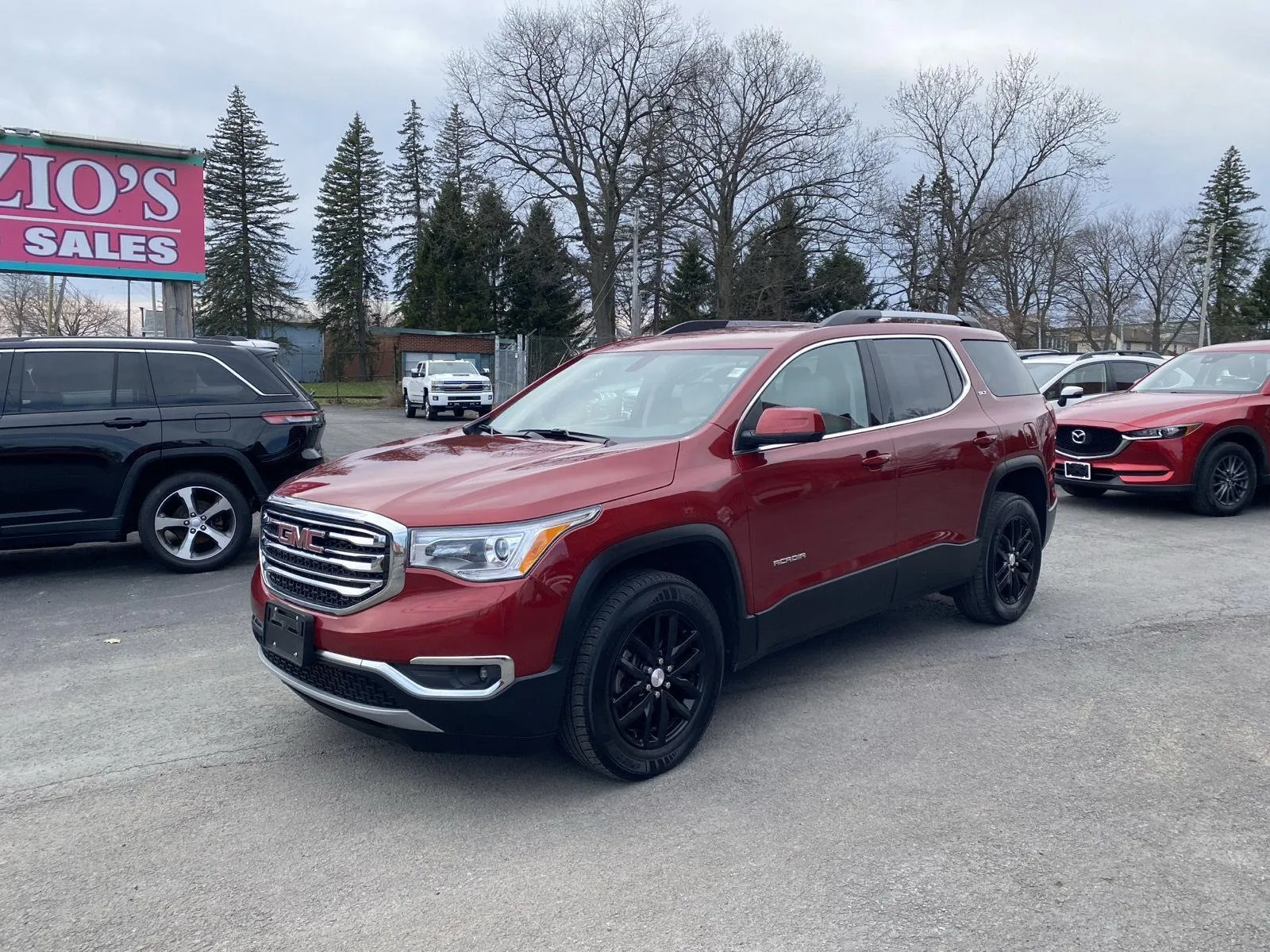 Red 2019 GMC Acadia SLT for sale in Rome, NY