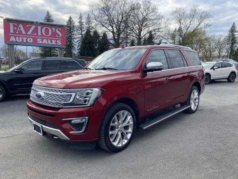 Red 2018 Ford Expedition Platinum for sale in Rome, NY