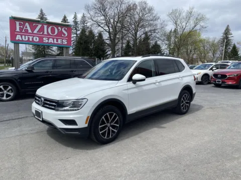 White 2021 Volkswagen Tiguan SE for sale in Rome, NY
