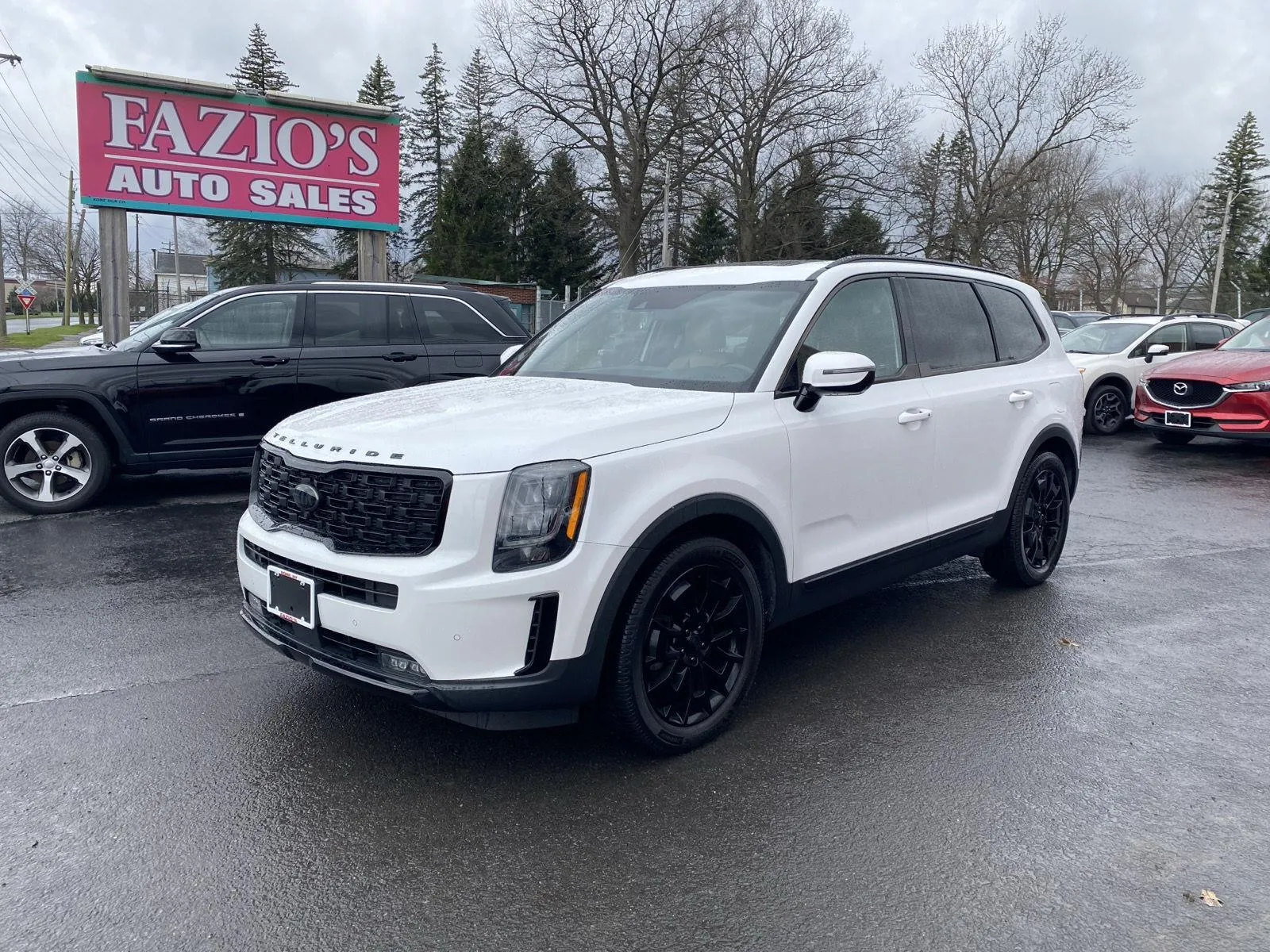 White 2021 Kia Telluride SX for sale in Rome, NY