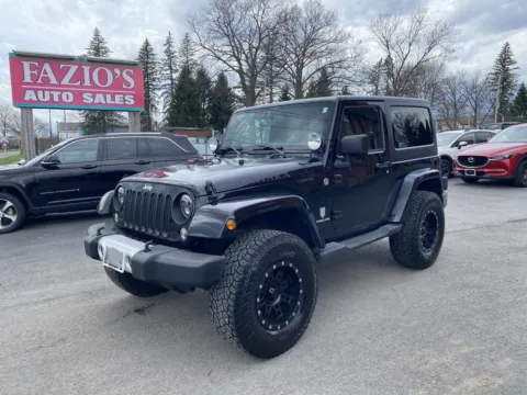 Black 2015 Jeep Wrangler Sahara for sale in Rome, NY